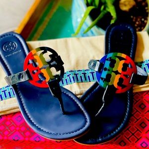 Tory Burch Rainbow Miller Sandal - Size 7.5